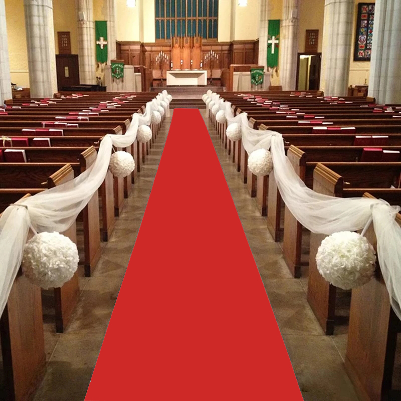 Aisle Runner White - Hochzeitsteppiche eignen sich für Bankette, Konferenzhallen,
