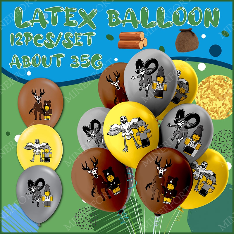 Confetti Balloon Set - Roboter 99 Nächte im Wald Latexballons