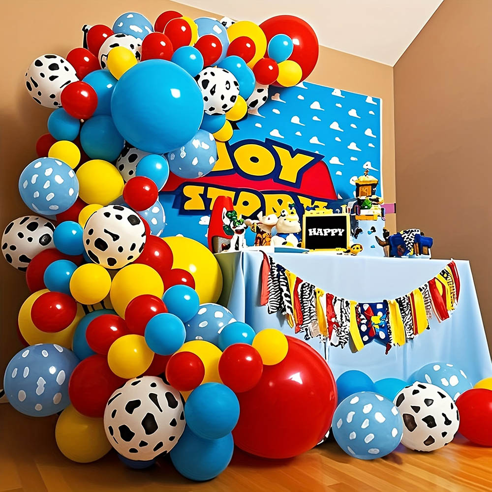 Wedding Day Supply Kit - 1 Set Geschichtenballons Gelb Blau Rot