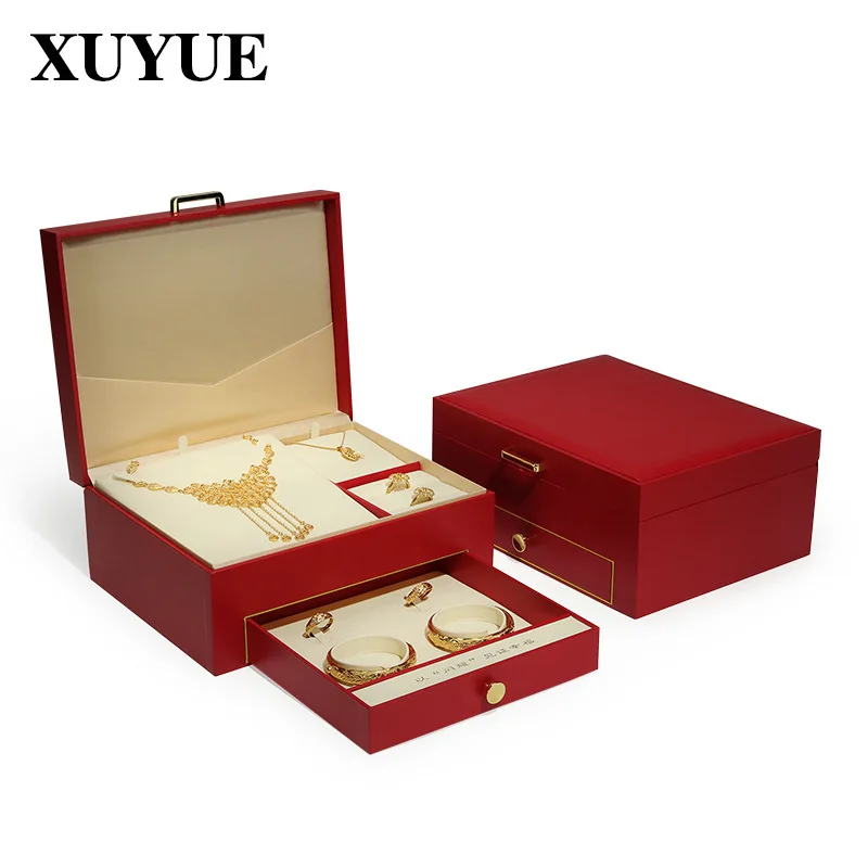 Wedding Package Gold - High grade luxus schmuck box halskette