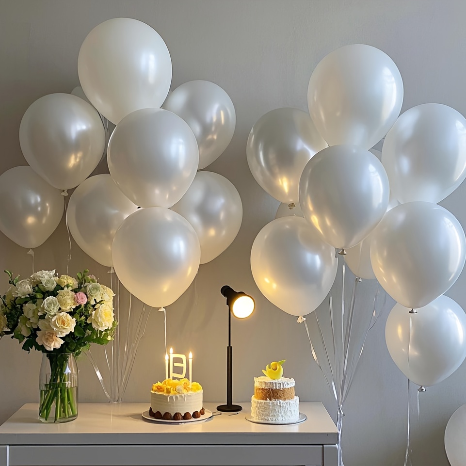 Perlweißes Ballonset, geeignet – Wedding Ceremony Supply Bewertung und Preis
