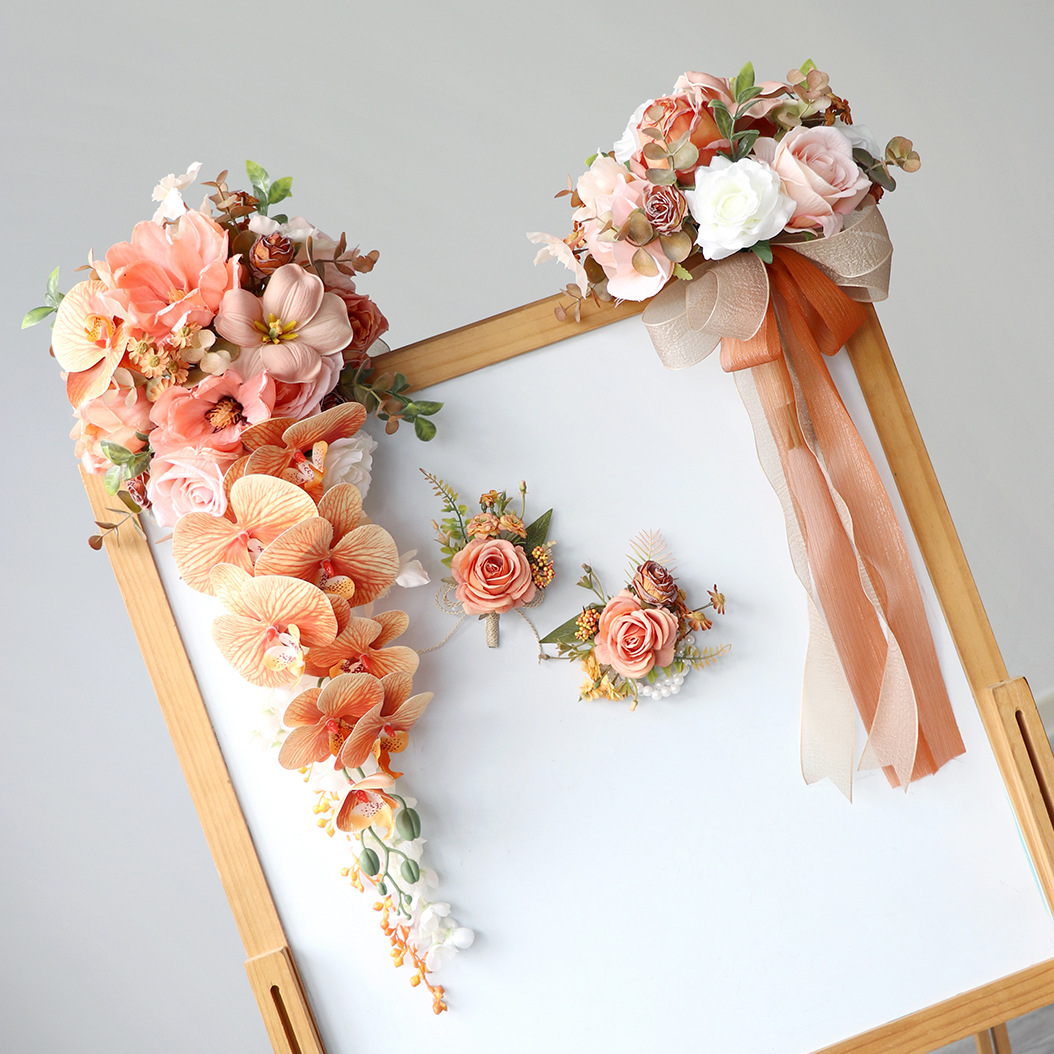 Yannew Rosa Hochzeitsstrauß Co – Wedding Ceremony Supply Bewertung und Preis