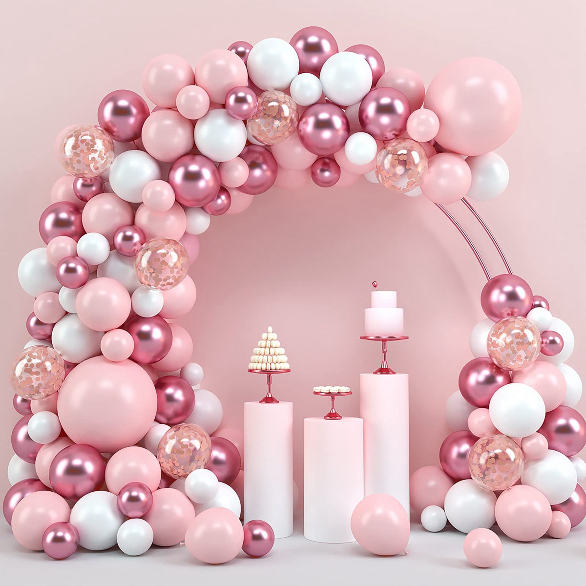 Rosa Macaron Luftballons Girla – Wedding Day Supply Kit Bewertung und Preis