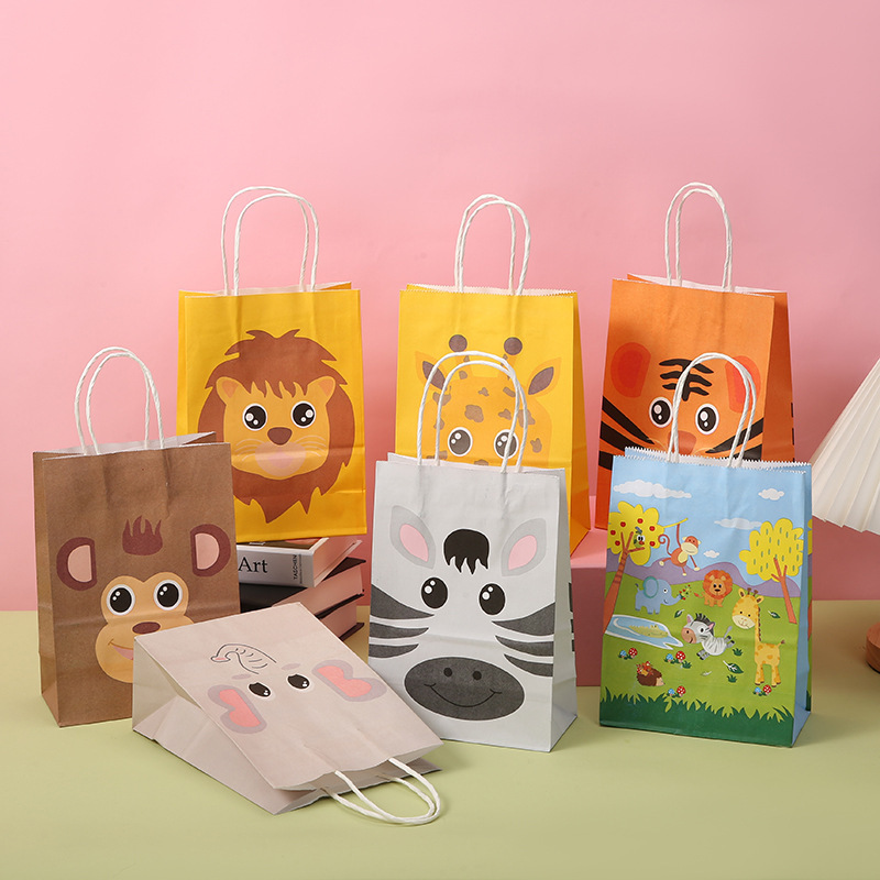 7 stücke Nette Cartoon Zoo Tie – Wedding Zoo Bewertung und Preis