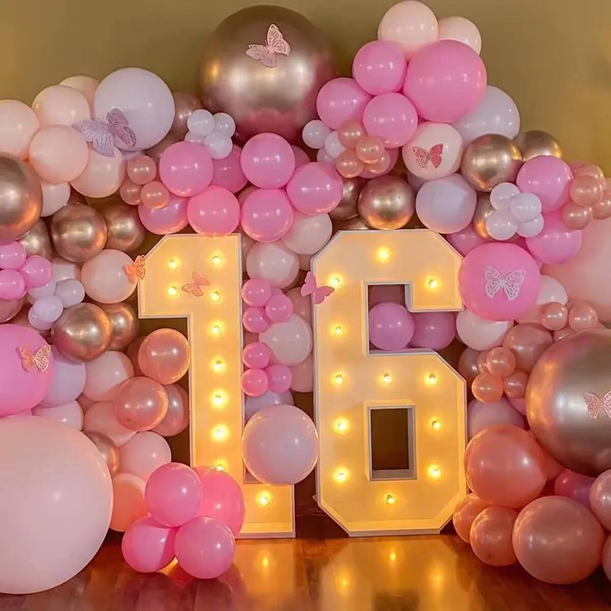 Riesige LED-Zahlenleuchte für  – Confetti Balloon Set Bewertung und Preis