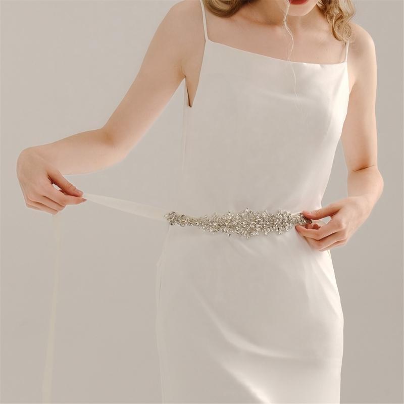 652F Luxuriöser Kristall-Schär – Bridal Sash Ribbon Bewertung und Preis