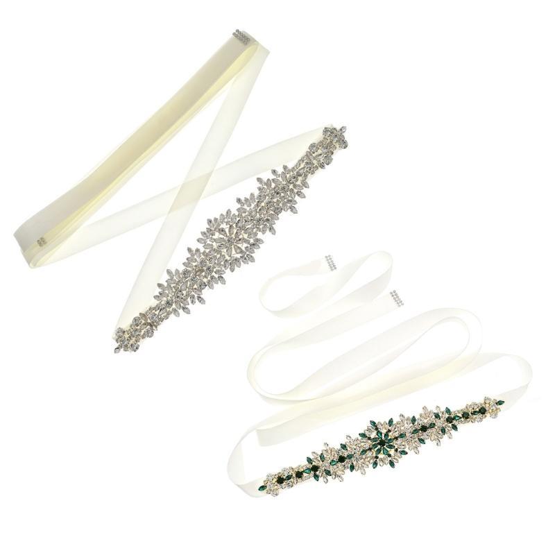 652F Luxuriöser Kristall-Schär – Bridal Sash Ribbon Bewertung und Preis