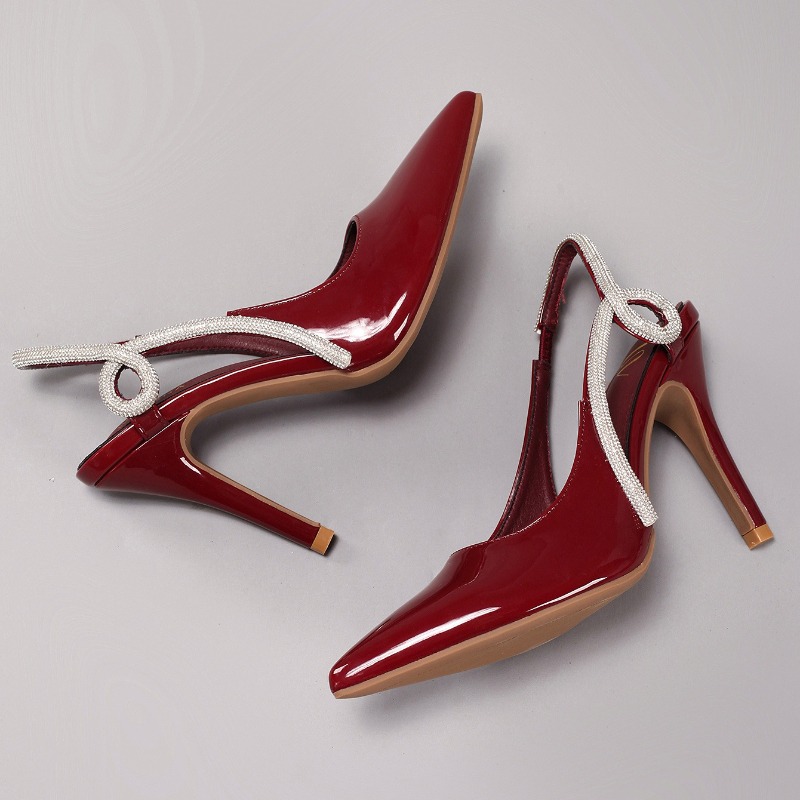 Sexy Patent Leder Spitz Sandal – Wedding Super Bewertung und Preis