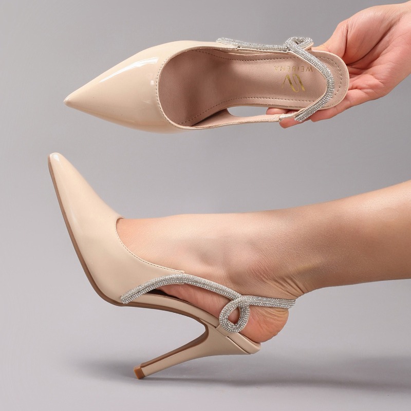 Sexy Patent Leder Spitz Sandal – Wedding Super Bewertung und Preis