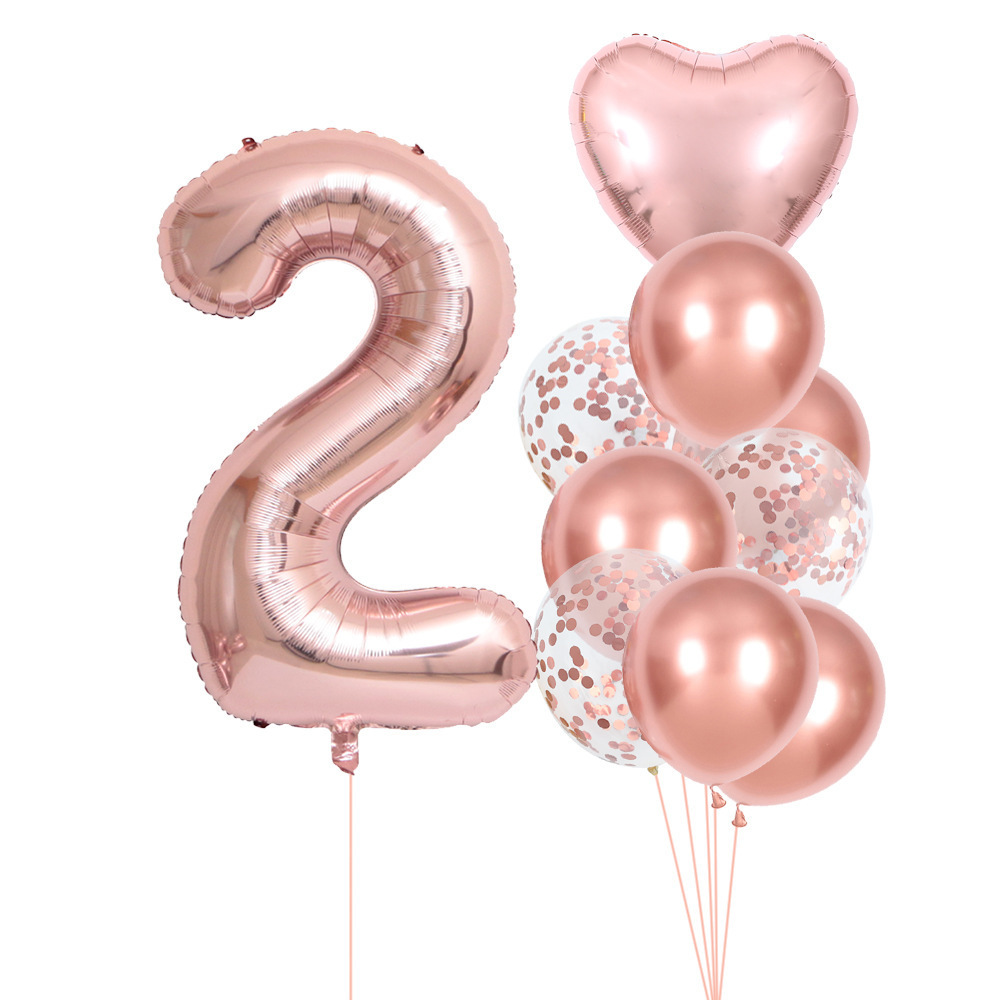 40-Zoll-Set mit Zahlenballons  – Wedding Ceremony Supply Bewertung und Preis
