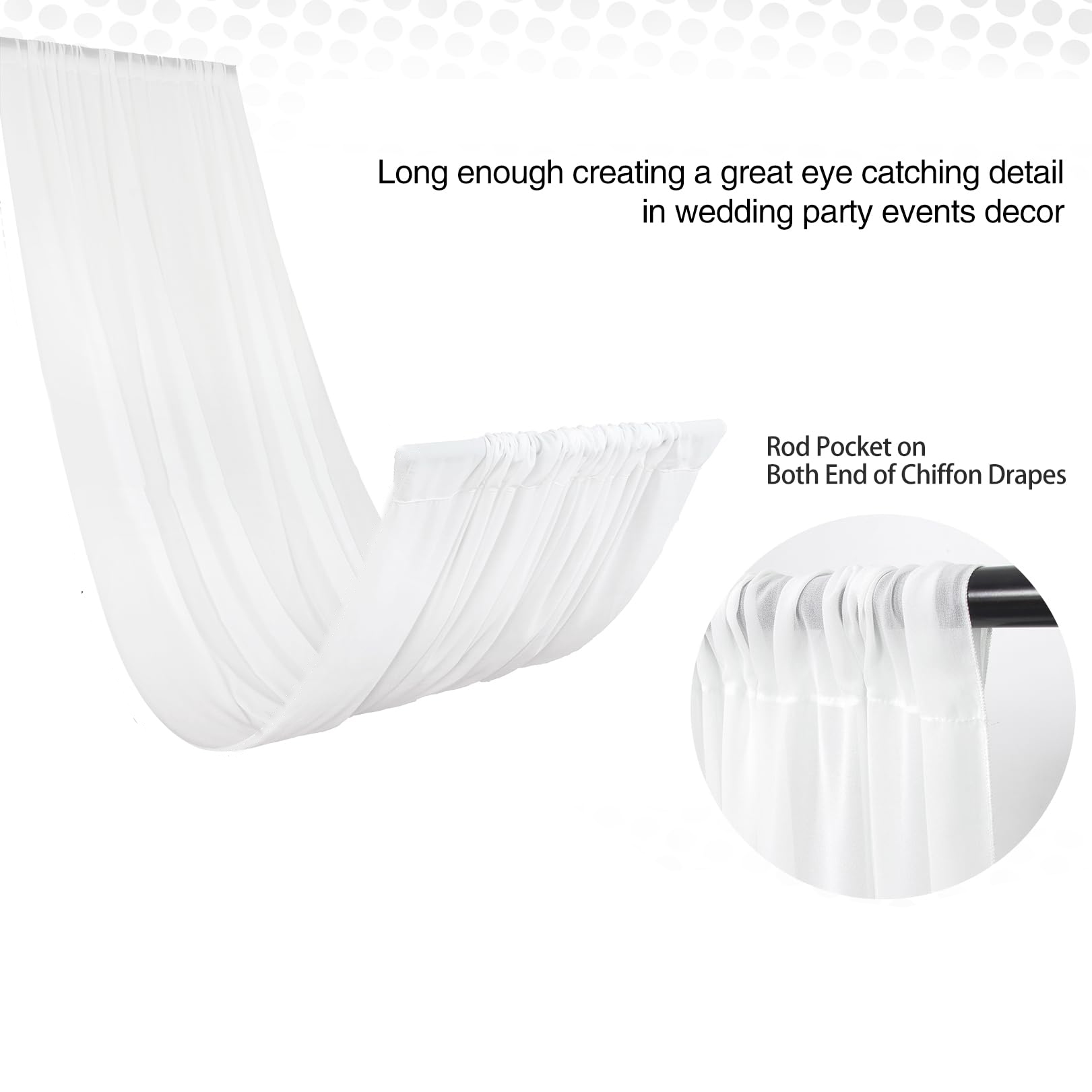 Hochzeit Bogen Decke Drapieren – Wedding Ceremony Supply Bewertung und Preis