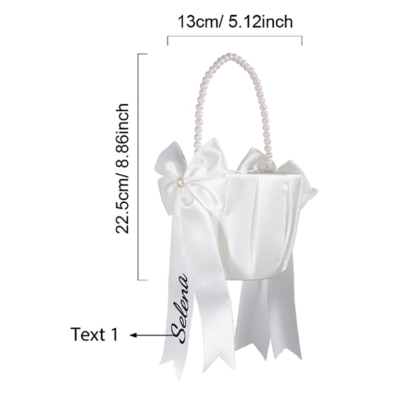 Blumenmädchen-Korb mit individ – Wedding Ceremony Supply Bewertung und Preis
