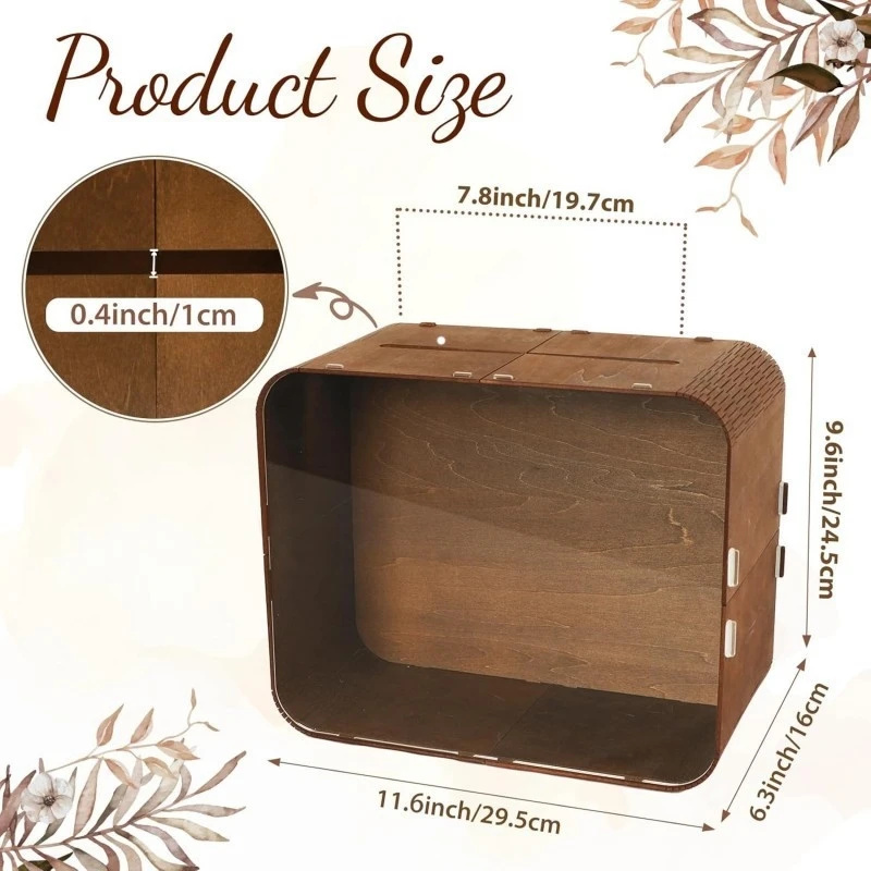 Hölzerne Hochzeitskartenbox mi – Wedding Ceremony Supply Bewertung und Preis