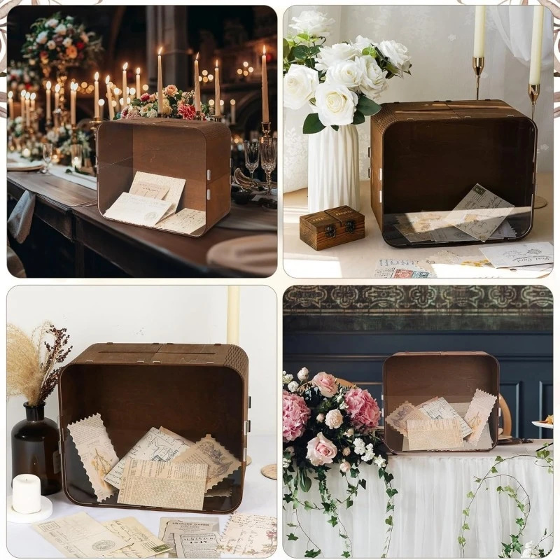Hölzerne Hochzeitskartenbox mi – Wedding Ceremony Supply Bewertung und Preis