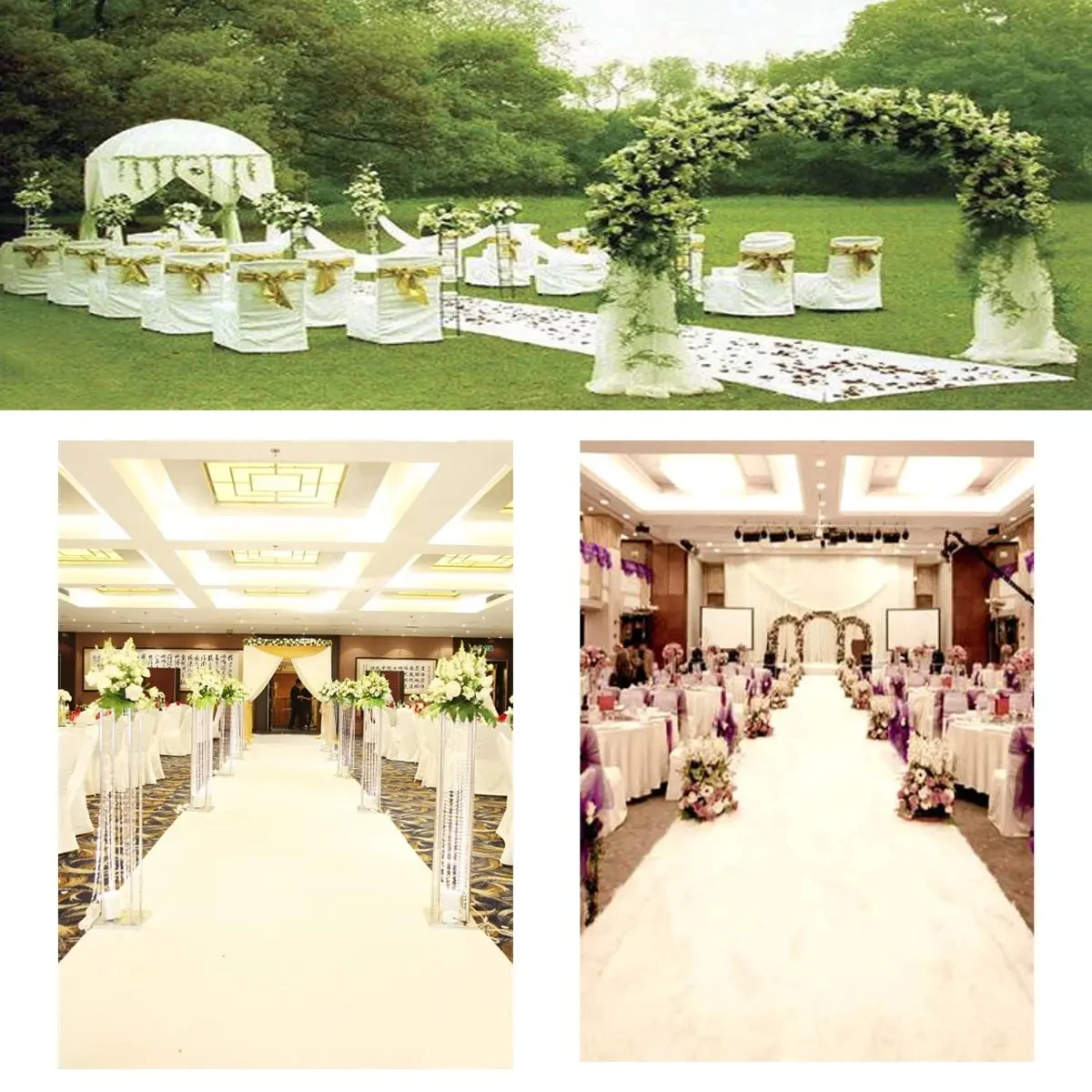 Benutzer definierte Länge Gang – Aisle Runner White Bewertung und Preis