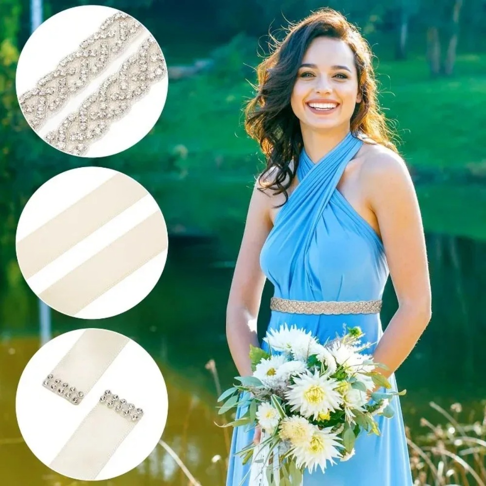 Für Damen Brautjungfernkleid-A – Bridal Sash Ribbon Bewertung und Preis