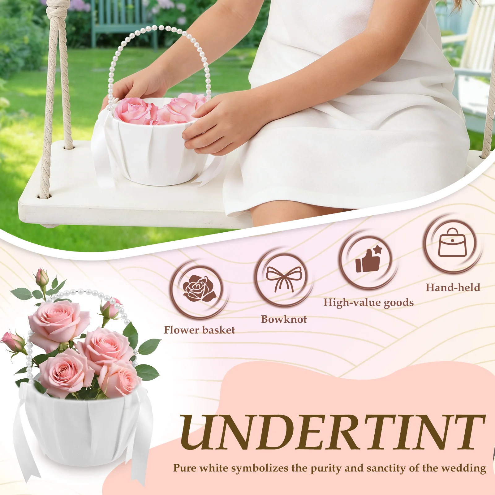 2 Stück Hochzeits-Blumenmädche – Wedding Ceremony Supply Bewertung und Preis