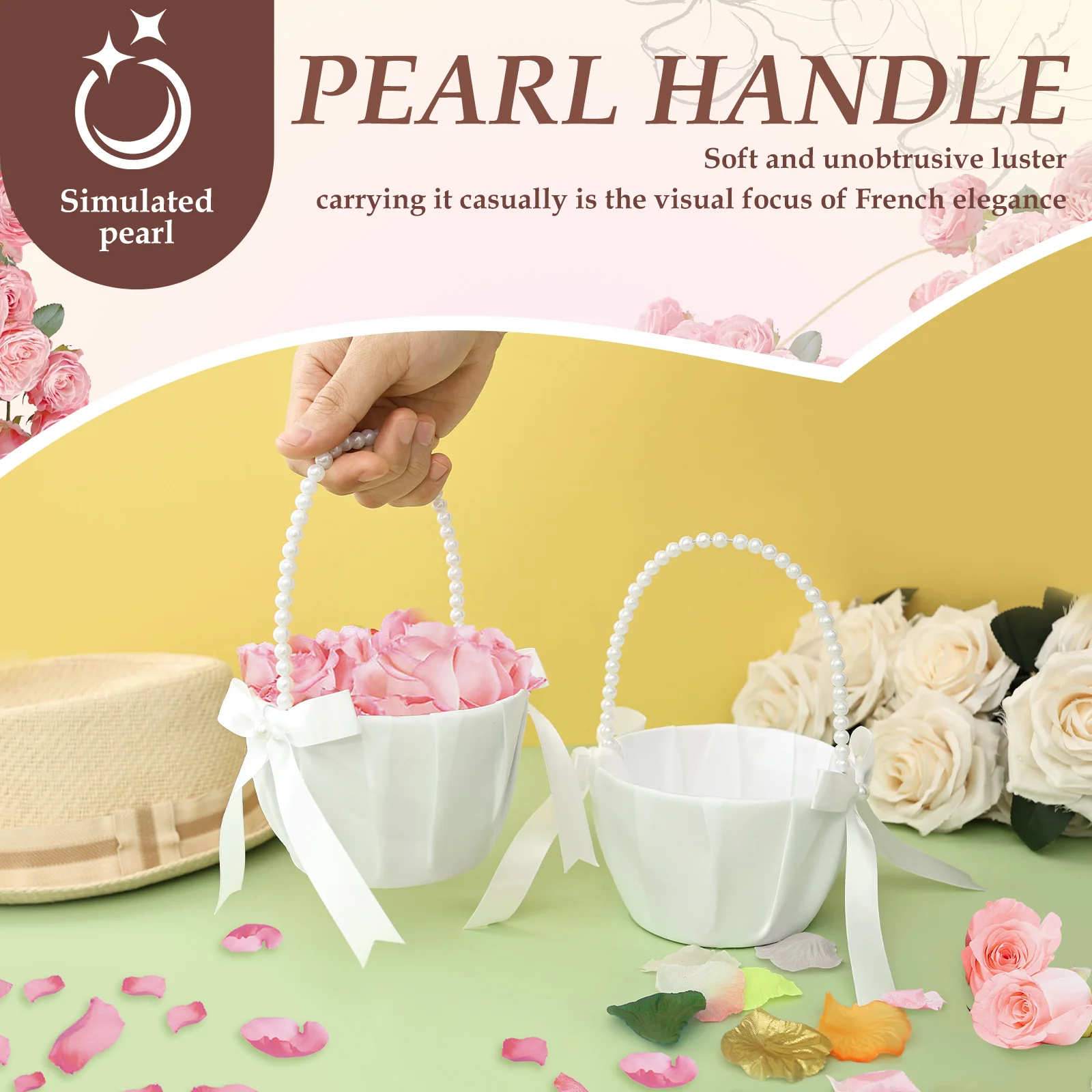 2 Stück Hochzeits-Blumenmädche – Wedding Ceremony Supply Bewertung und Preis