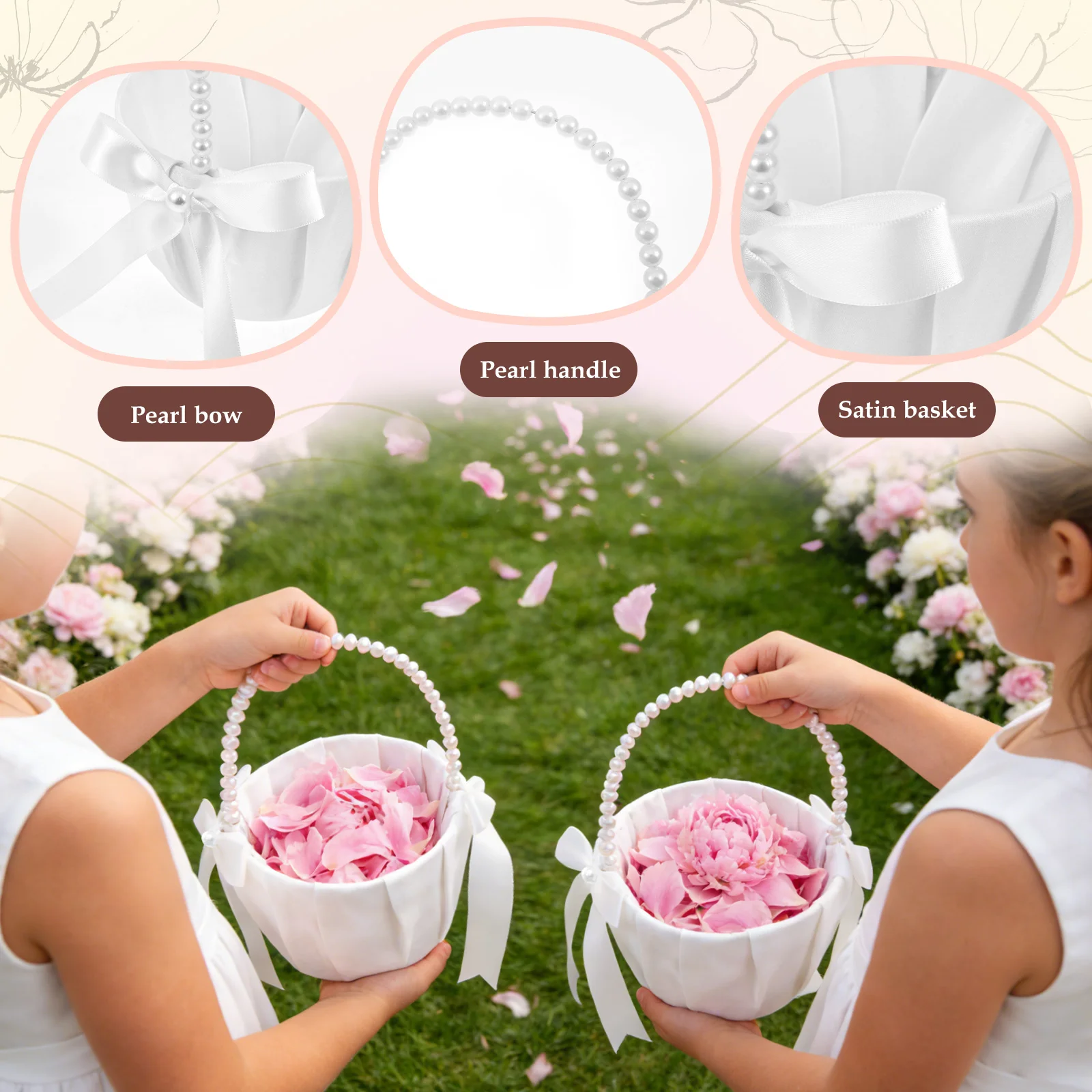 2 Stück Hochzeits-Blumenmädche – Wedding Ceremony Supply Bewertung und Preis
