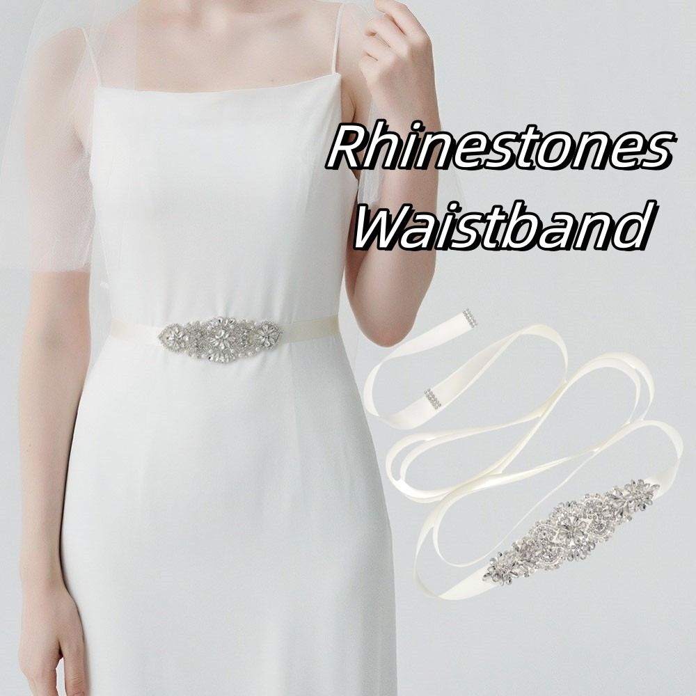 Modischer Brautgürtel mit Schl – Bridal Sash Ribbon Bewertung und Preis