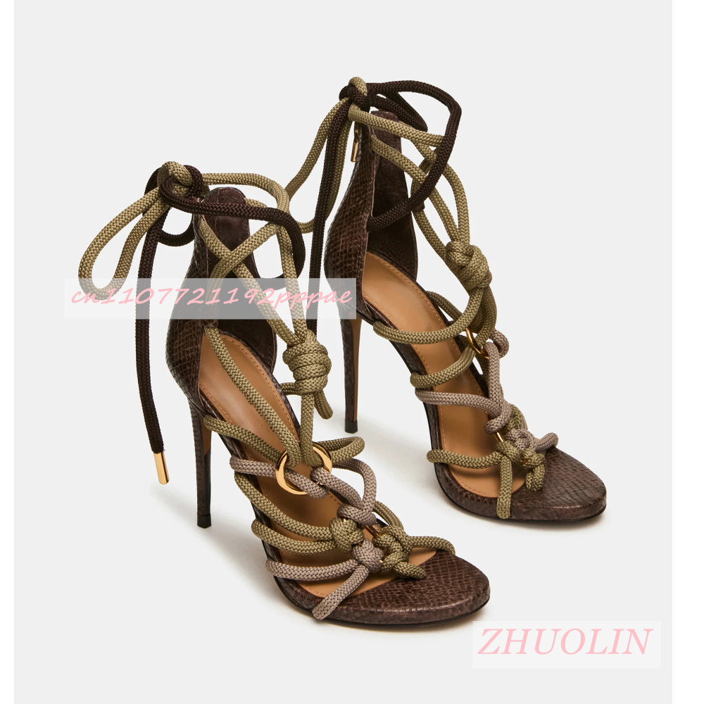 Retro Schlangenleder-Sandalen  – Wedding Super Bewertung und Preis