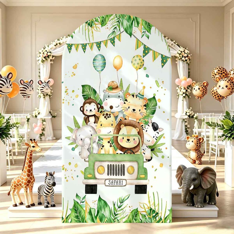 Dschungel-Safari-Party-Bogenhi – Photo Booth Prop Bewertung und Preis