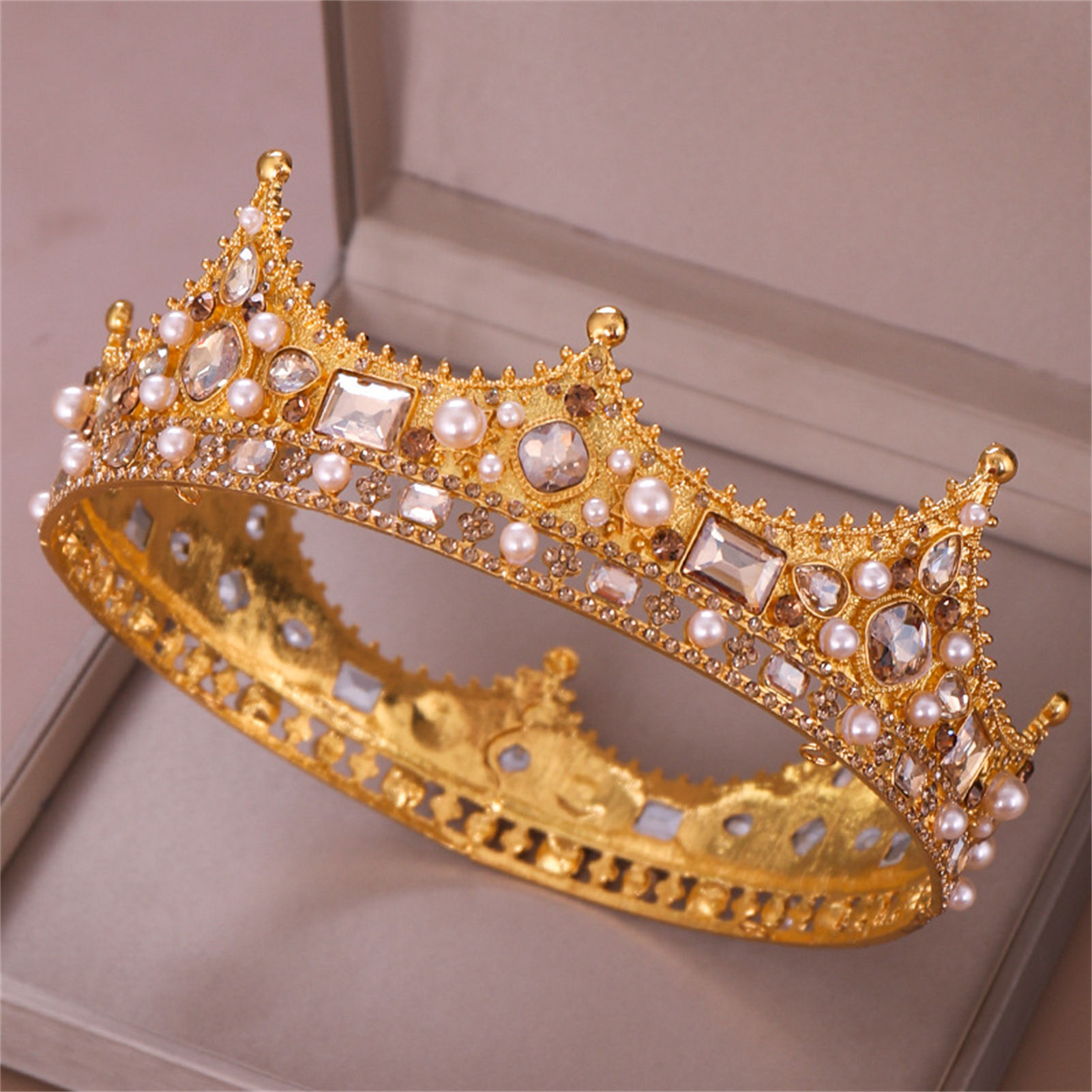 Brautkrone Strass-Tiara Barock – Wedding Supply Decor Bewertung und Preis
