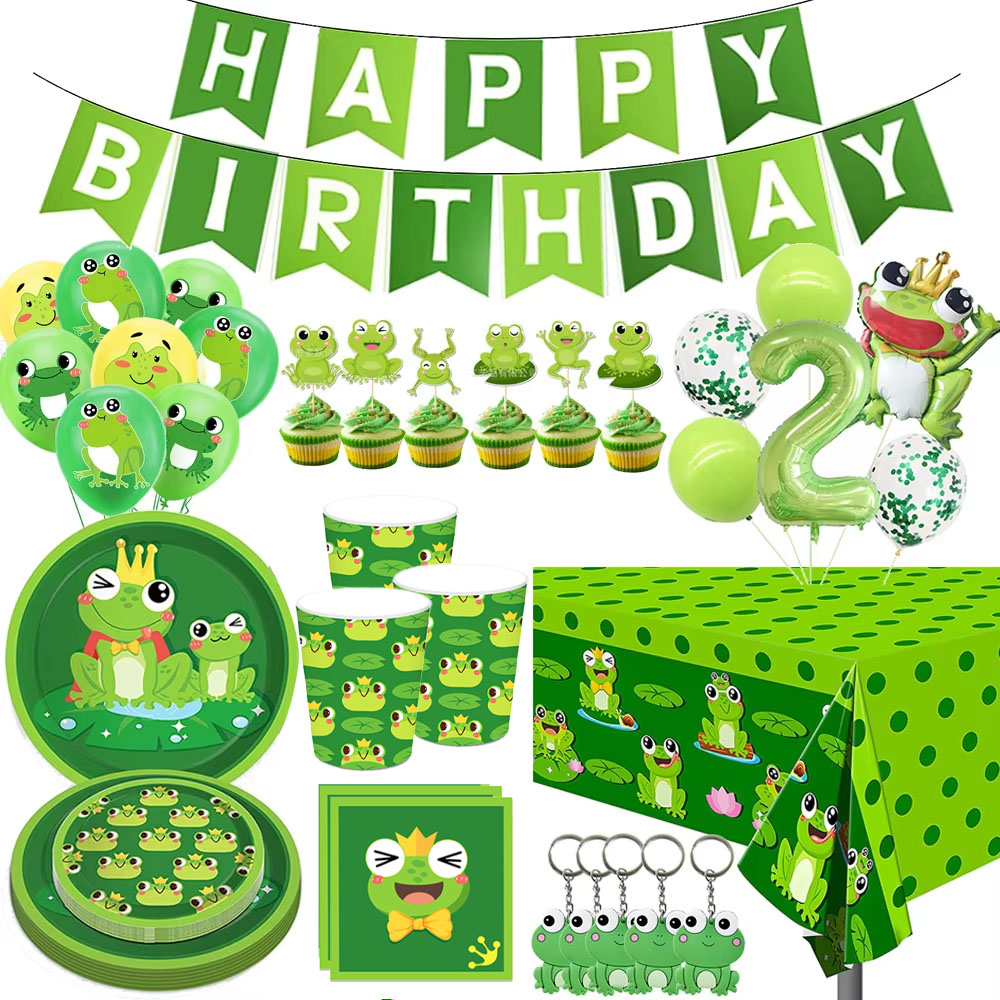 Frosch-Geburtstagsparty-Dekora – Confetti Balloon Set Bewertung und Preis